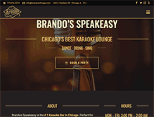 Tablet Screenshot of brandoschicago.com